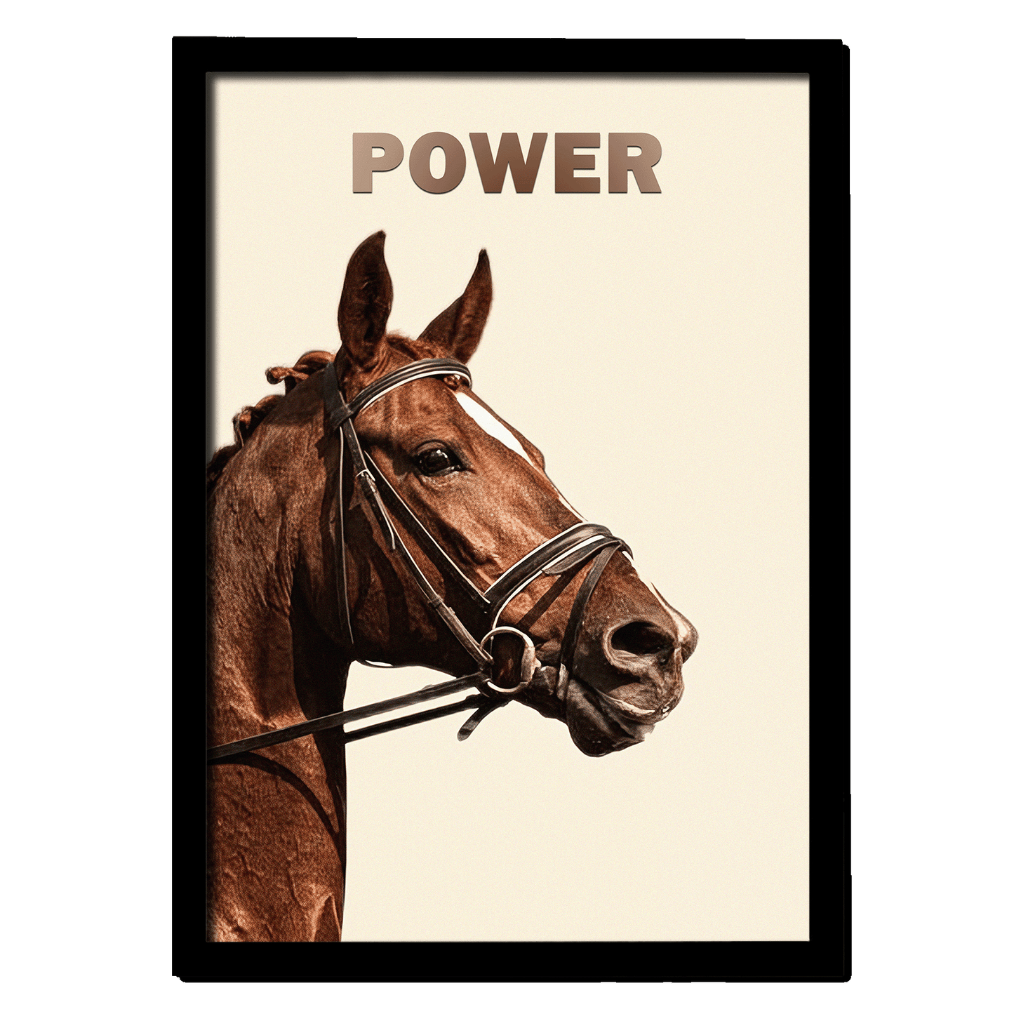 POWER - Horse Wall Art Photo Frame