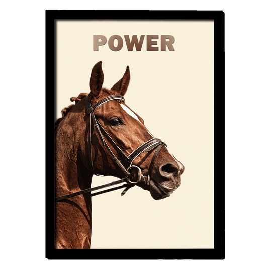 POWER - Horse Wall Art Photo Frame