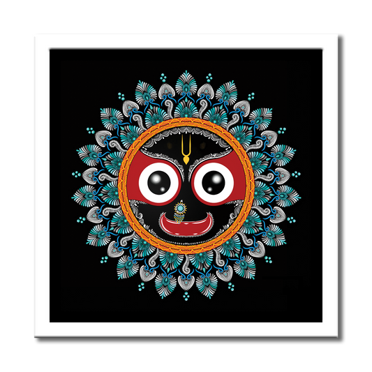 Jagannath Prabhu Mandala Art Photo Frame