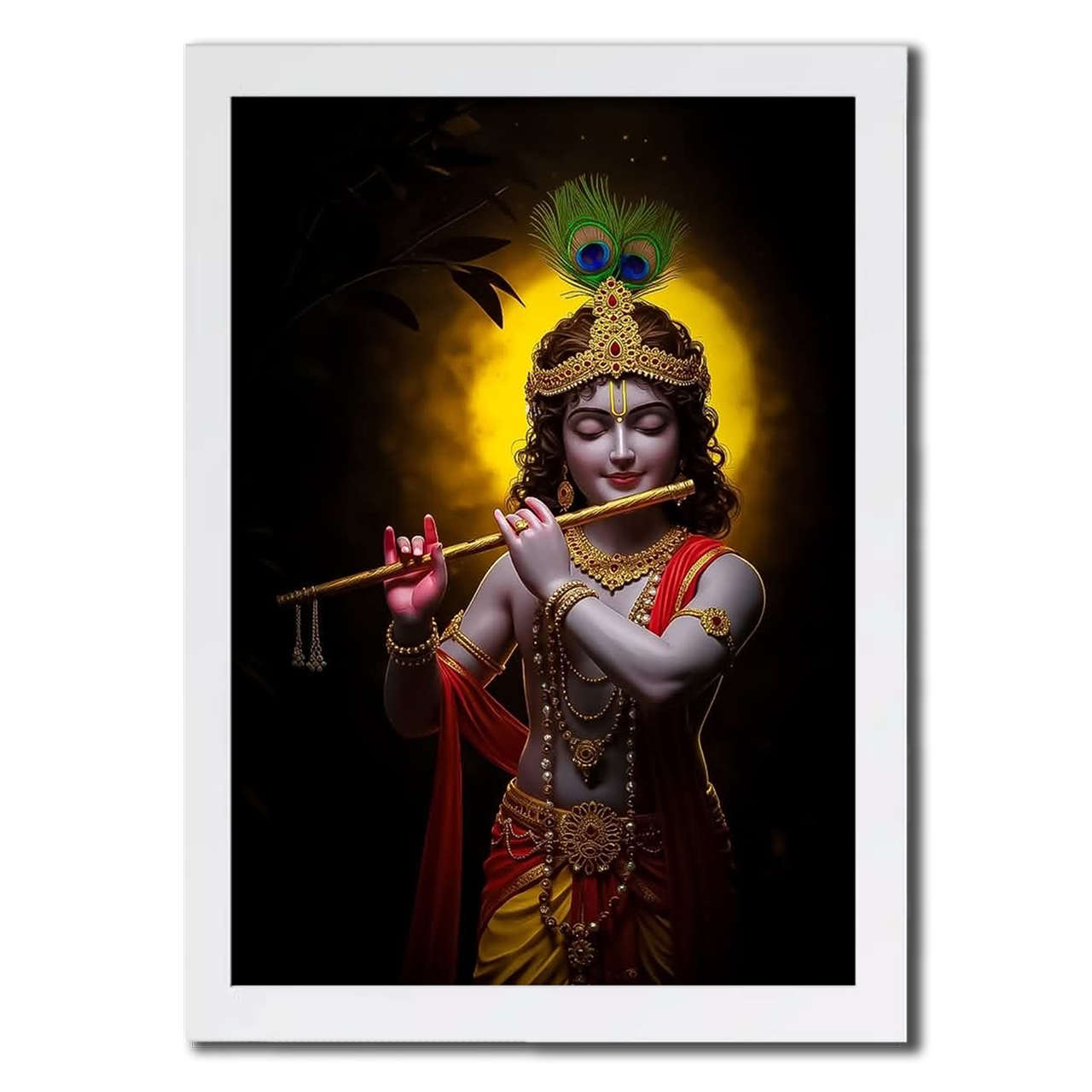 Murlidhar Lord Krishna Divine Melody Photo Frame