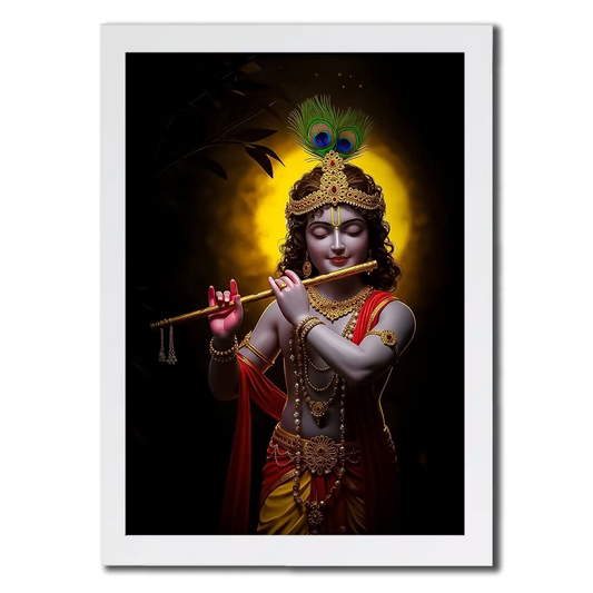 Murlidhar Lord Krishna Divine Melody Photo Frame