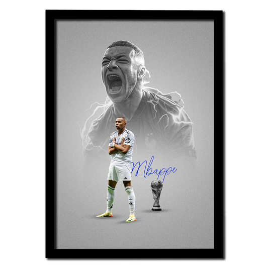 Kylian Mbappé Champion Photo Frame