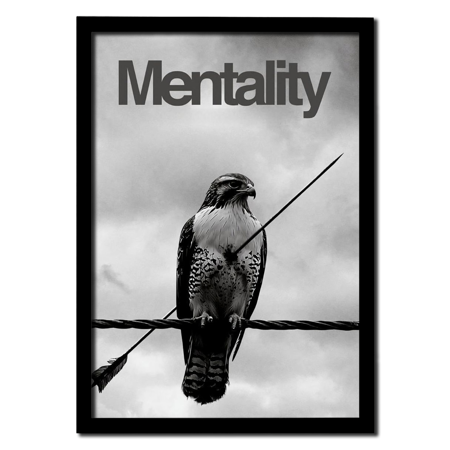 Unbreakable Mentality Motivational Photo Frame