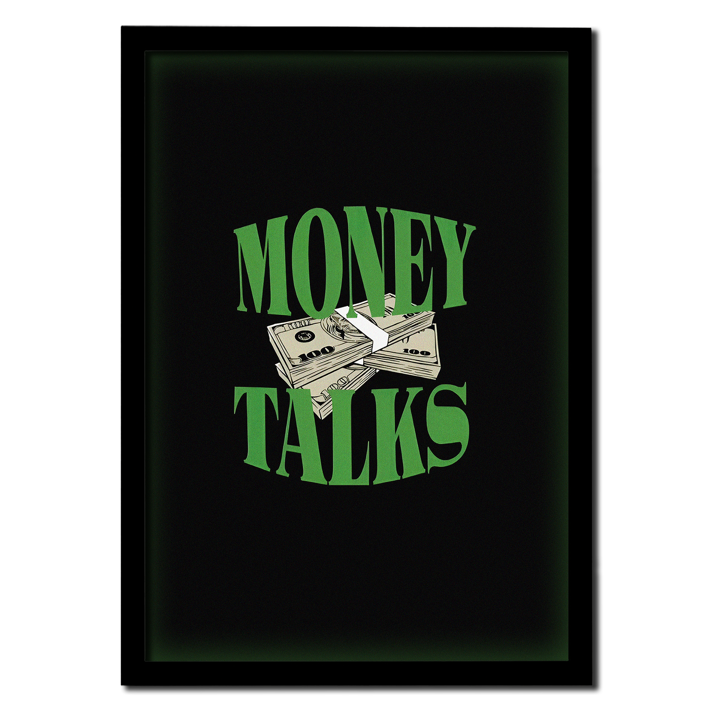 Money Talks | Motivational Frame