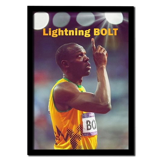 Lightning Usain Bolt Legacy Photo Frame