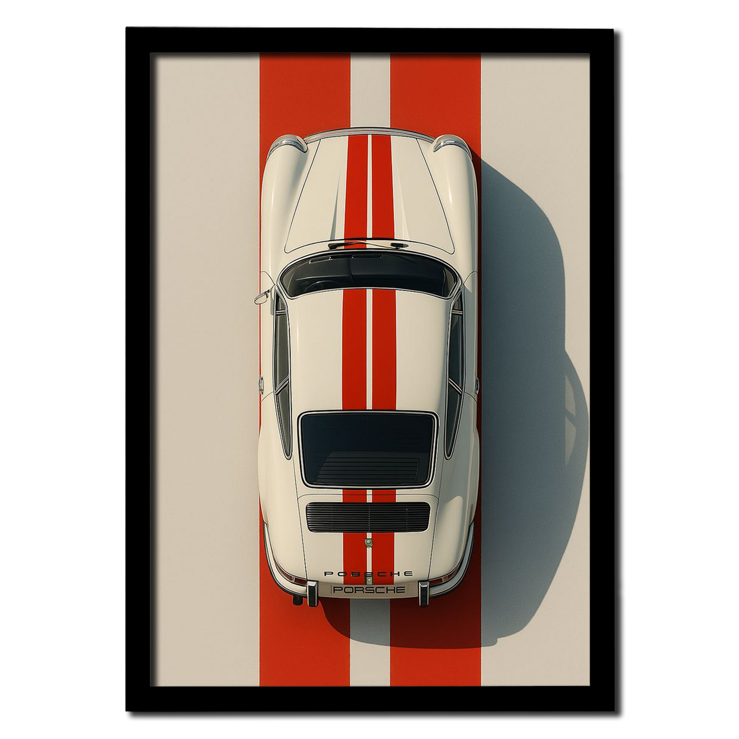 Classic Porsche Car Legacy Photo Frame