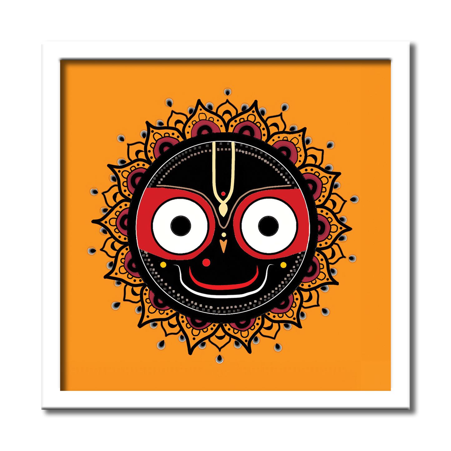 Lord Jagannath Sacred Aura Wall Art Photo Frame
