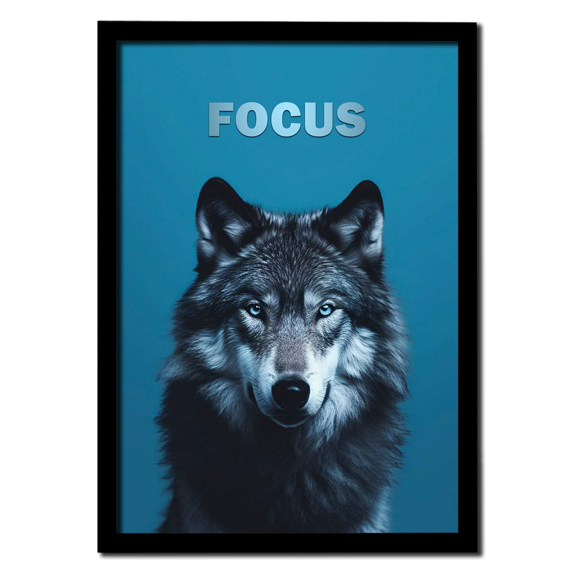 Focus Wolves FOCUS - Wolf Wall Photo Frame – SAVACCI